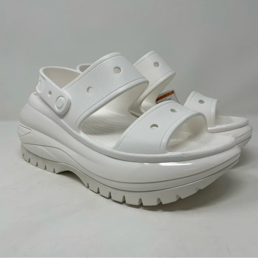 CROCS | Shoes | New Crocs Classic Mega Crush Sandal White 2798900